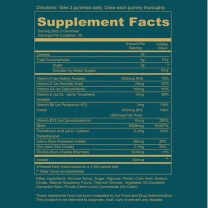 WEEM Hair Skin and Nails Gummies - Supports Healthy Hair - Vegan biotin Vitamins for Women & Men Supports Faster Hair Growth, Stronger Nails, Healthy Skin, Extra Strength